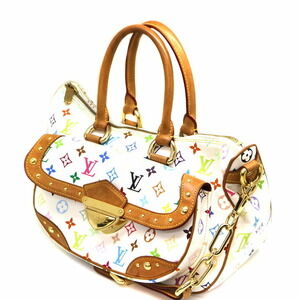 Louis Vuitton Rita Handbag Monogram Multicolore Multicolor White LV